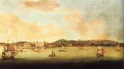 Monamy, Peter Greenwhich frome the North bank of the Thames oil painting on canvas